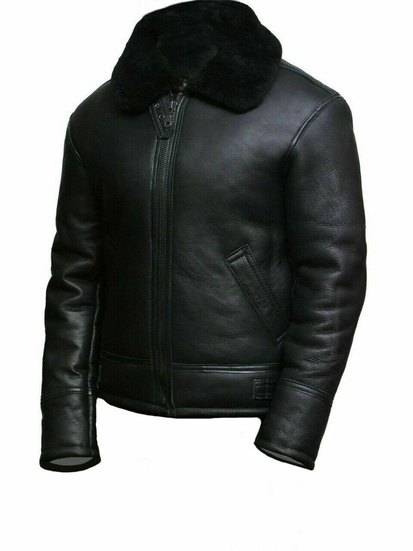 JAMES BUSH Payment for 1 Jacket and Order for New XL Black Shearling Coat