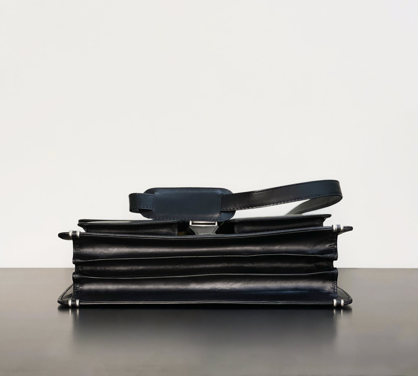 Black Business Cross-Shoulder Laptop Bag