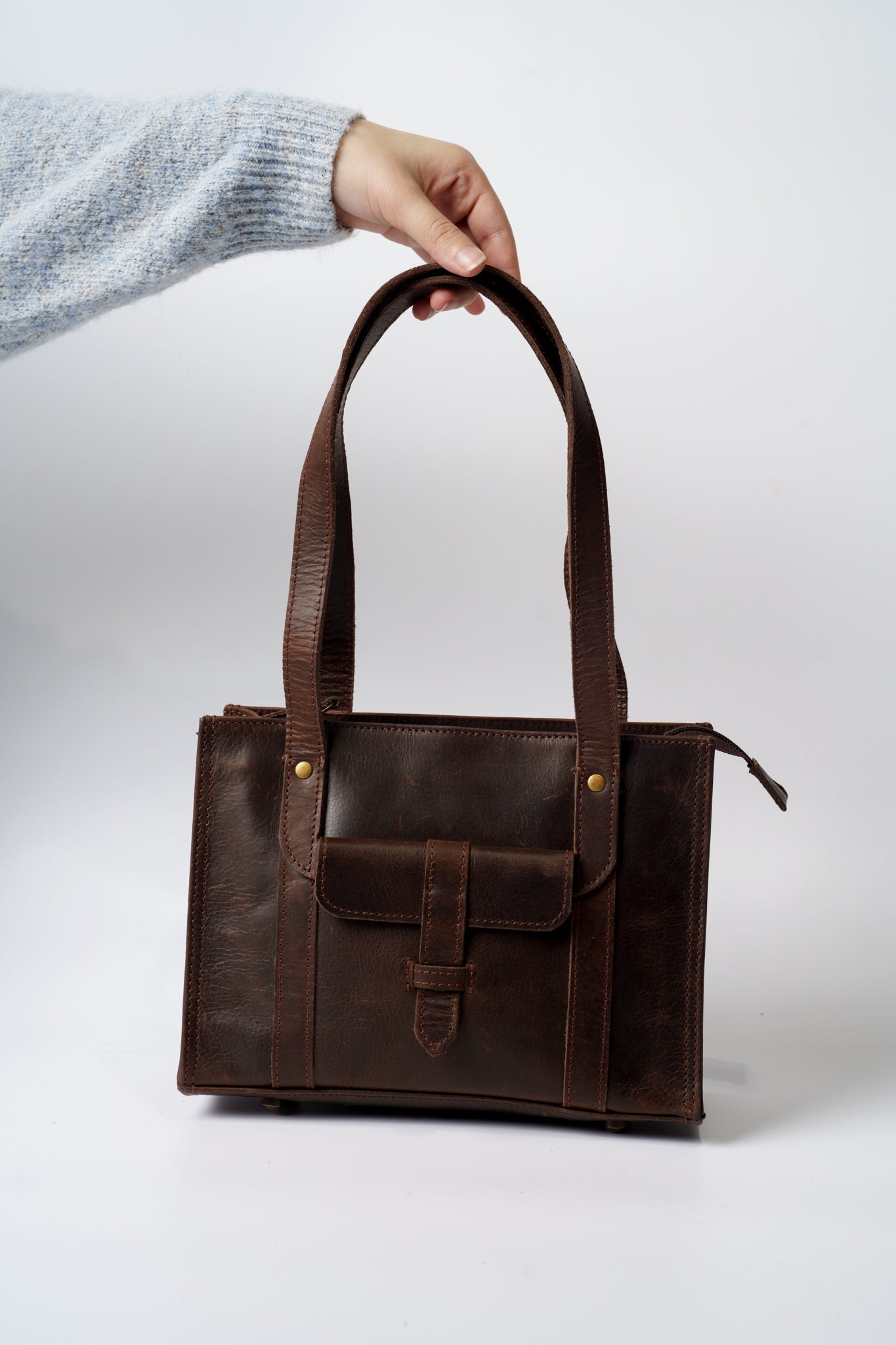 Vintage Rustic Leather Handbag