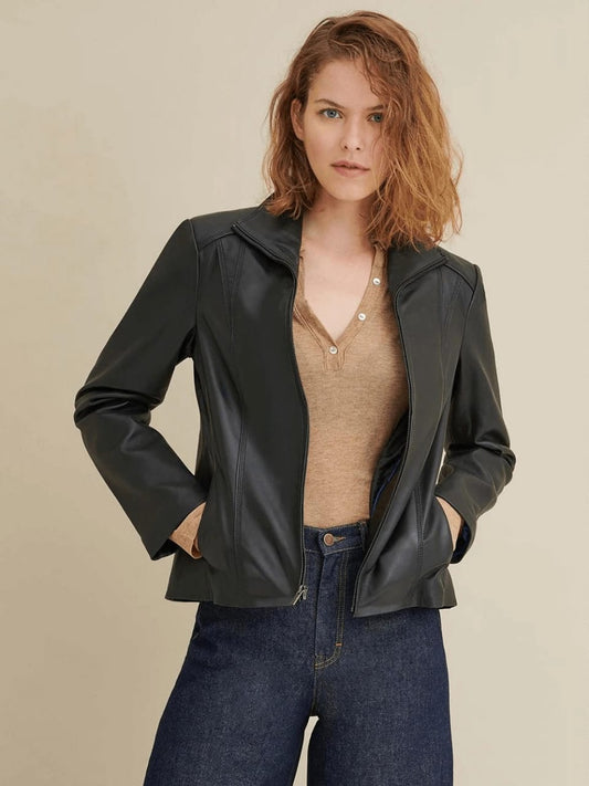 Women's Soft Leather Sheepskin Jacket